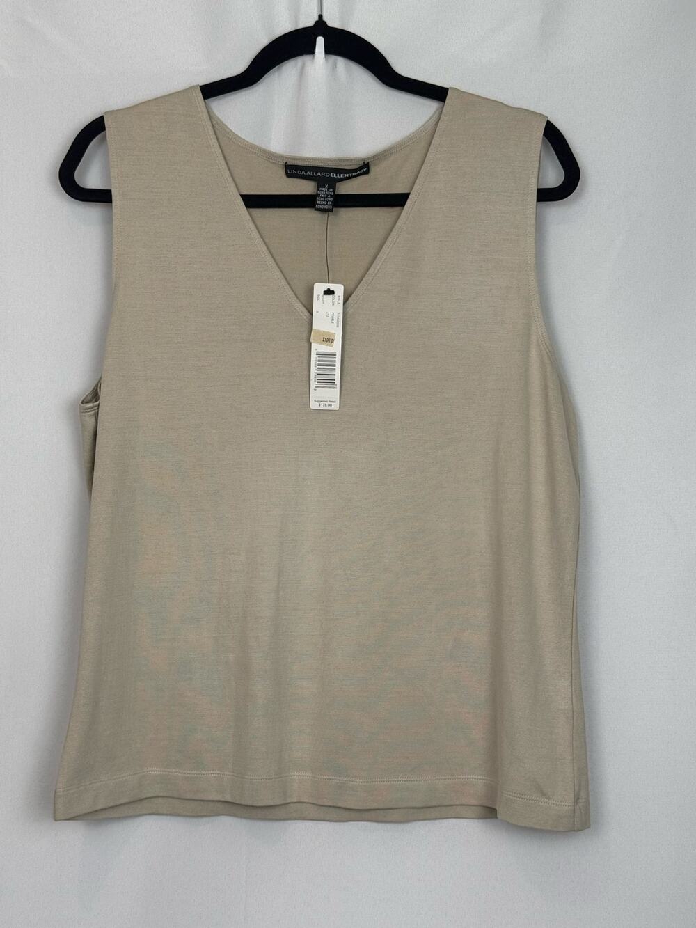 Linda Allard Ellen Tracy NWT Silk Tank Top Sz X
